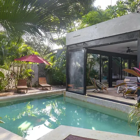 Lovely 4Br Villa, Private Pool, Aldea Zama,Concierge Service